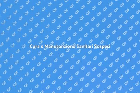 Manutenzione Preventiva Sanitari Sospesi