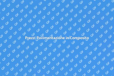 Costo Pavimentazione in Composito