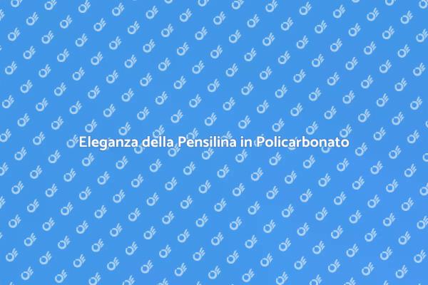 Pensilina Moderna: Design e Funzionalità