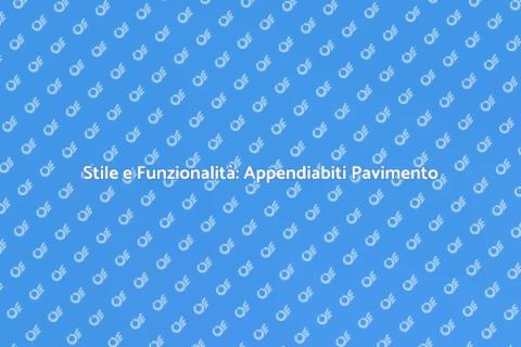 Appendiabiti da Pavimento: Stile e Funzionalità
