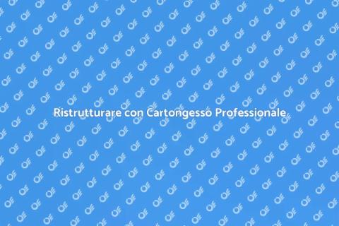 Abbassamento in Cartongesso Professionale