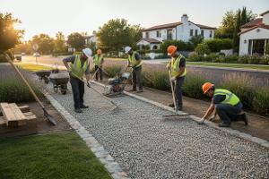 costruire un marciapiede di ghiaia: Da €42