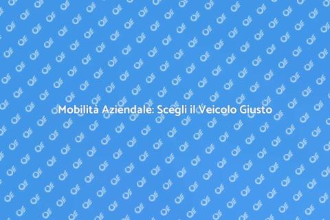 Veicolo Commerciale per il Tuo Business