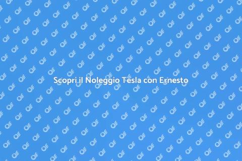 Noleggiare una Tesla con Ernesto.it