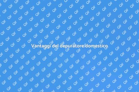 Depuratore per uso domestico