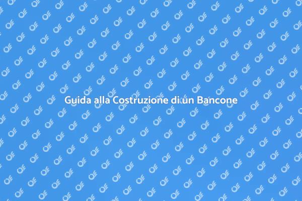 Costruzione di un Bancone in Cartongesso