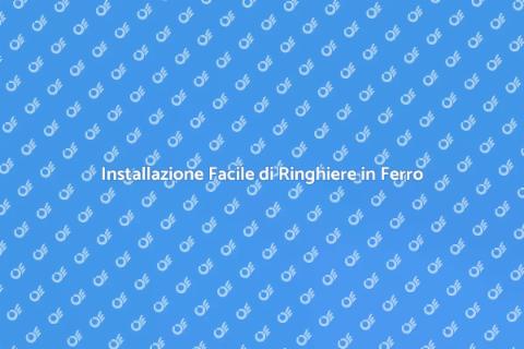 Ringhiere in Ferro Prefabbricate