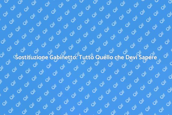 Installazione Gabinetto: Tutto in 5 Passi