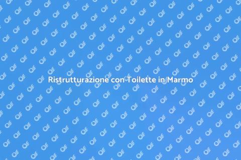 Toilette Artistica in Marmo per il Bagno