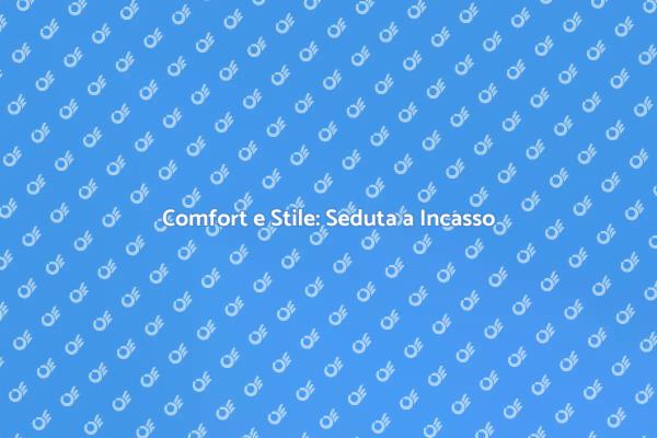 Installazione Seduta a Incasso