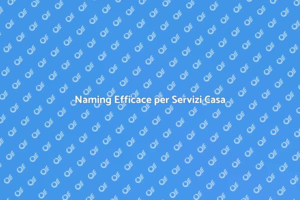 Creare Identità con il Naming