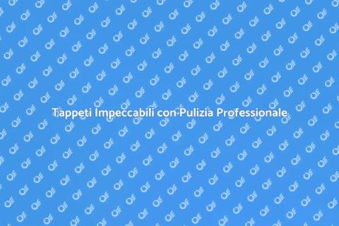 Pulizia Professionale Tappeti Impeccabili