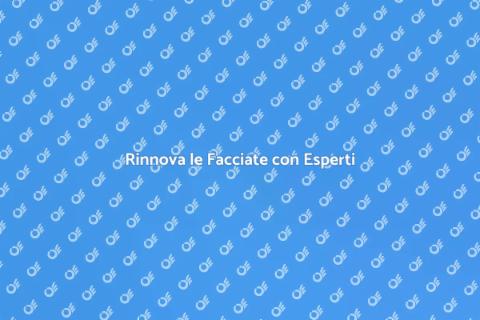 Restauro Facciate Edifici: Rinnovamento