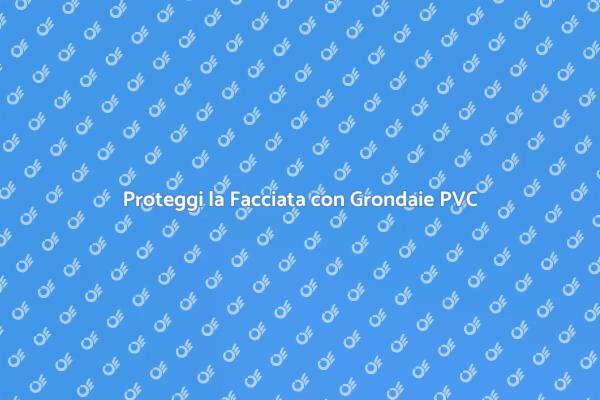 Grondaie PVC: Proteggi la Tua Casa