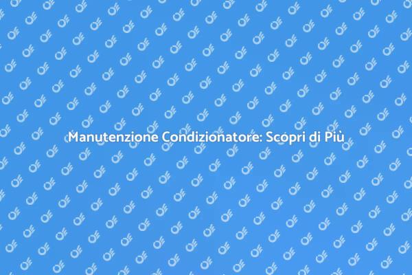 Perché Fare un Check Up al Condizionatore