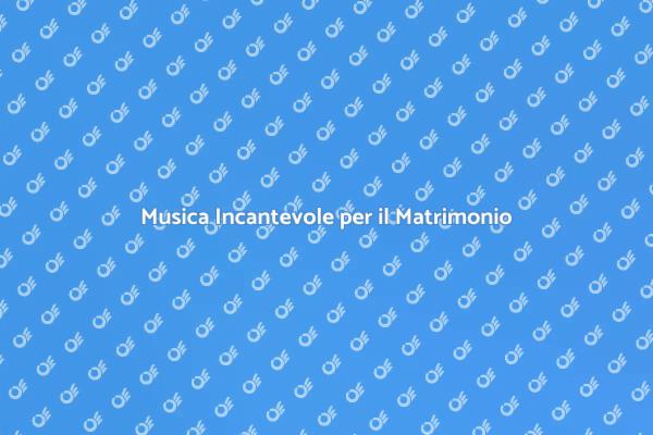 La Magia di un Pianista per il Tuo Matrimonio