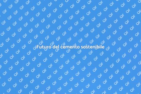 Cemento per infrastrutture sostenibili