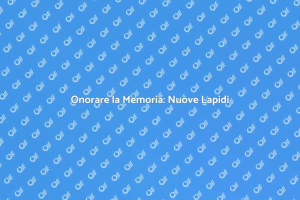 La Significatività di una Nuova Lapide