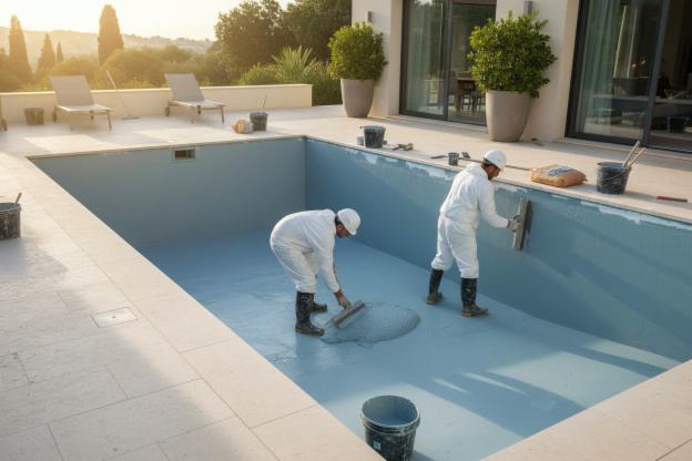Intonacare piscina
