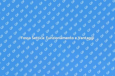 Fossa Settica: Guida Completa e Vantaggi