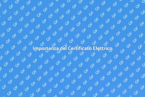 Certificato Conformità Impianto Elettrico
