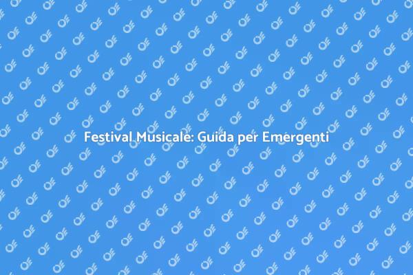 Organizza il tuo Festival Musicale Emergent