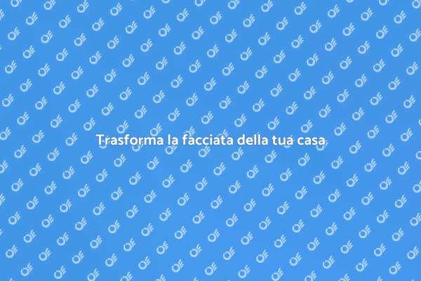Ristruttura la facciata della tua casa
