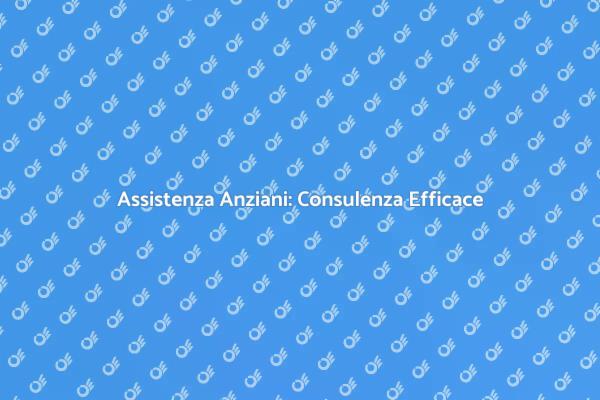 Supporto Personalizzato per Anziani