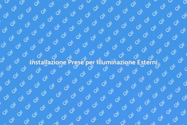 Illumina il Tuo Spazio Esterno