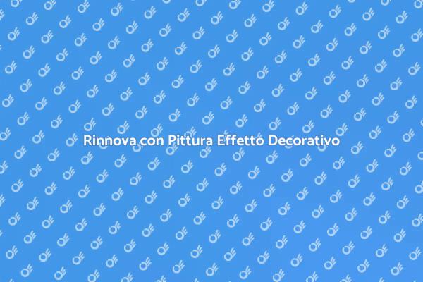 Valorizza gli Interni con Pittura Decorativa