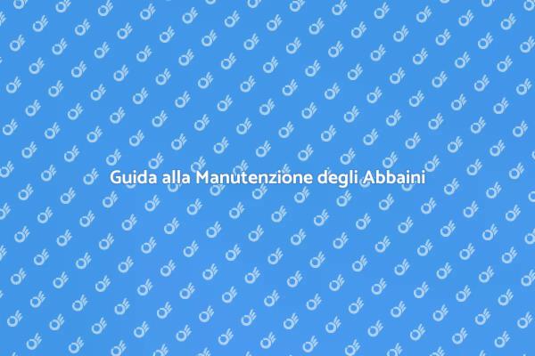 Manutenzione Efficace degli Abbaini