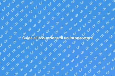 Assumere un Intonacatore Esperto