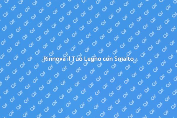 Come Verniciare il Legno con Smalto