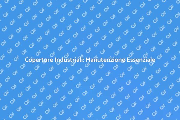 Manutenzione Coperture: Sicurezza e Efficienza