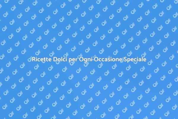 L'Arte di Creare Dolci Indimenticabili