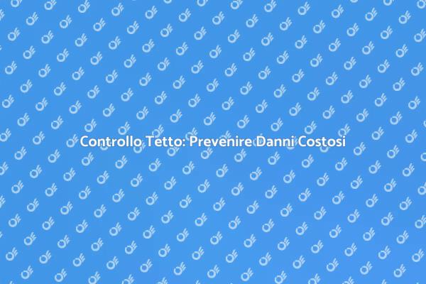 Ispezione Tetto: Proteggi la Tua Casa