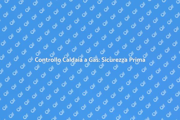 Sicurezza Caldaia a Gas: Controllo Necessario