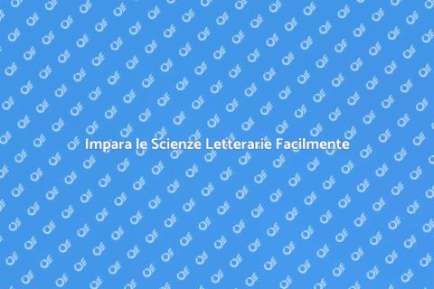 Aiuto in Scienze Letterarie Online