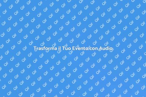 Noleggio Impianto Audio per Eventi