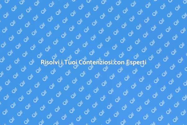 L'Avvocato Giusto per il Tuo Contenzioso