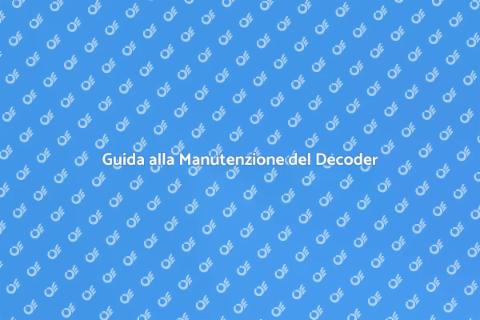 Manutenzione Decoder Digitale Terrestre