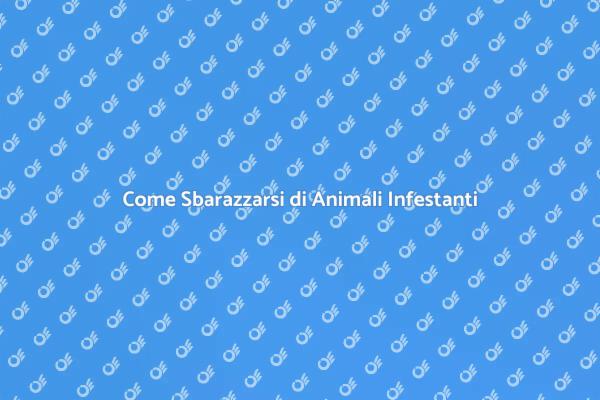 Sconfiggi gli Animali Infestanti Oggi!