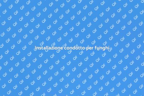 Condotto per impianto nebulizzato