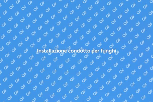 Condotto per funghi nebulizzati