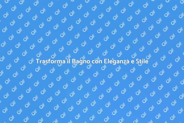Design e Funzionalità: Mobile Bagno Ideale