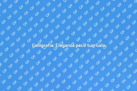 Assumere un calligrafo per eventi