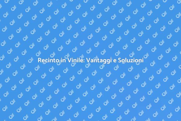 Guida alla Costruzione di Recinti