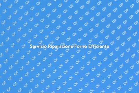 Riparazione Forno: Servizio Professionale