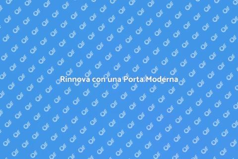 Porta Moderna per Interni: Stile Unico