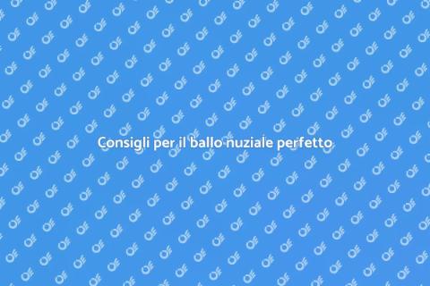 Prepararsi per il ballo nuziale
